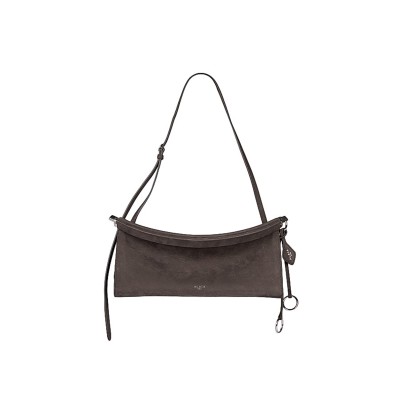 ALAÏA LE CLICK EAST WEST SMALL BAG IN NUBUCK (25*12.5*7cm) 